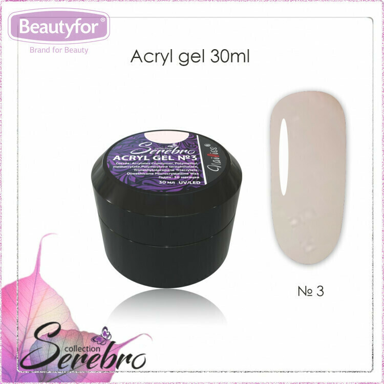 Acryl Gel "Serebro collection" №03, 30 мл
