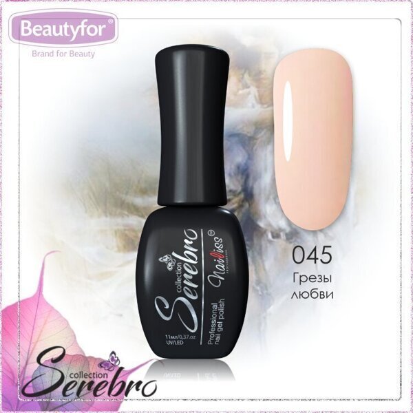 Гель-лак "Serebro" №045, 11 мл